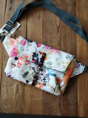 Phoebe Belt Bag - Watercolor Floral