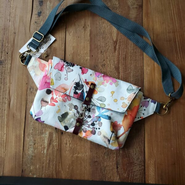 Phoebe Belt Bag - Watercolor Floral