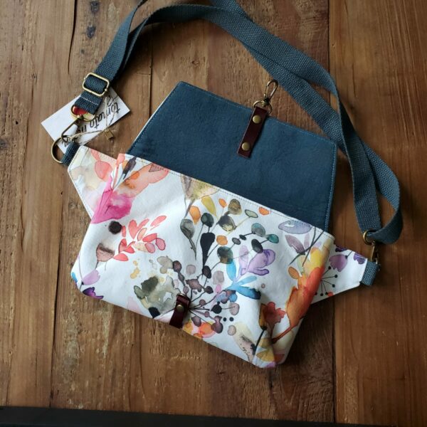 Phoebe Belt Bag - Watercolor Floral - Image 2