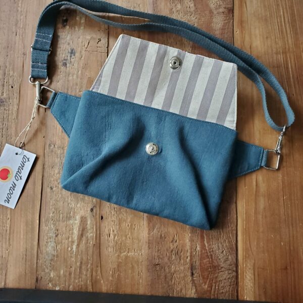 Phoebe Belt Bag - Watercolor Teal - Image 2