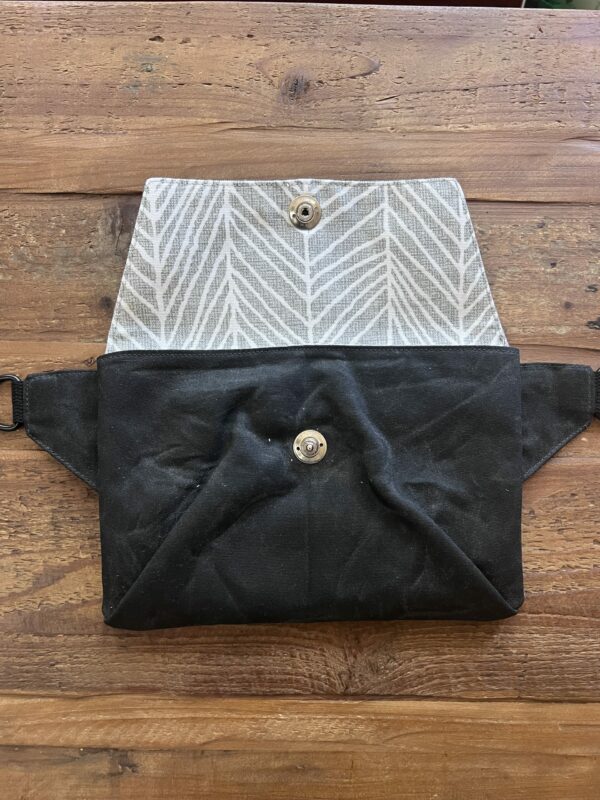 Phoebe Belt Bag - Black on Black - Image 2