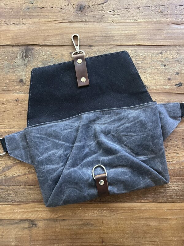 Phoebe Belt Bag - Black Blooms - Image 2