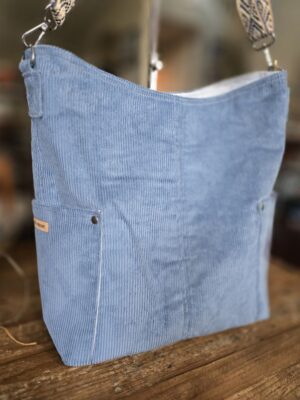 Compass Tote - Blue 1