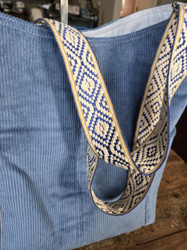 Compass Tote - Blue 1 - Image 2