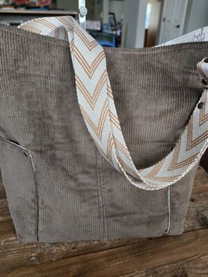 Compass Tote - Brown 2