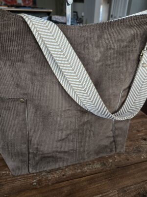 Compass Tote - Brown 1