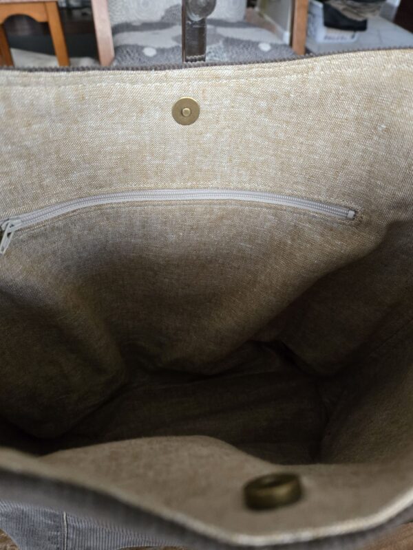 Compass Tote - Olive Green - Image 3