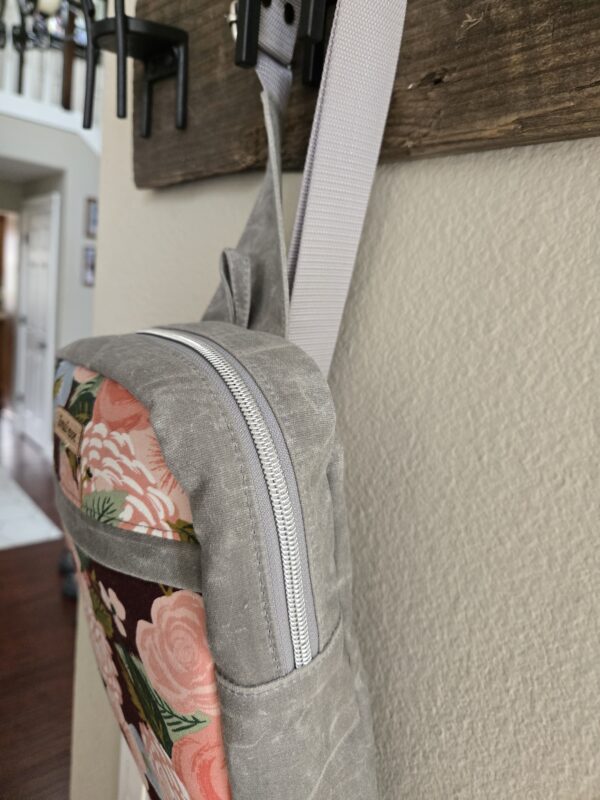 Artemis Sling - Gray & Wine Floral - Image 2