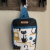 Artemis Sling - Mid-century cats Blue