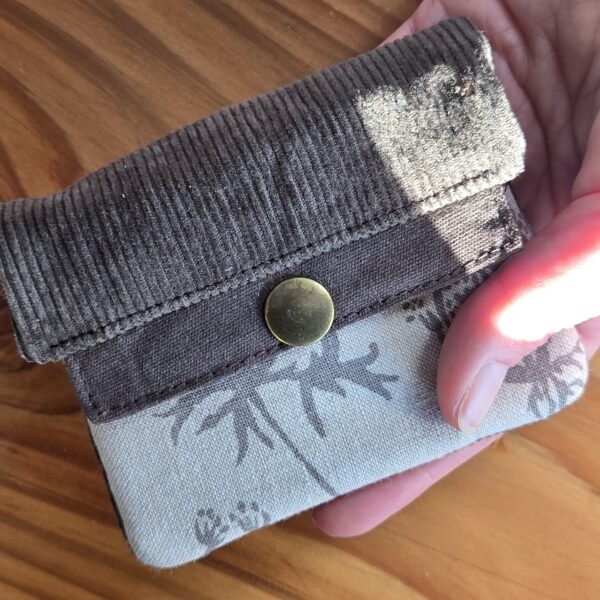 Puck Wallet - Brown Corduroy - Image 4