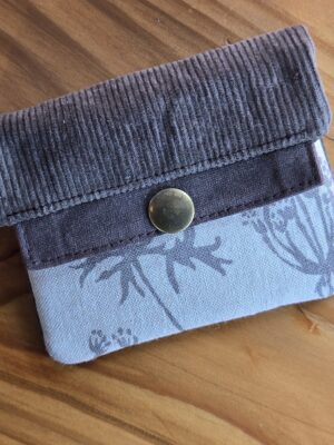 Puck Wallet - Brown Corduroy