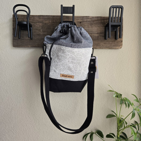 Satellite Crossbody - Gray Scribble - Image 2