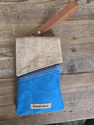 Orbit Phone Sling Teal and Cork
