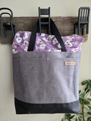 Oberon Bucket - Large - Smokey Gray Canvas