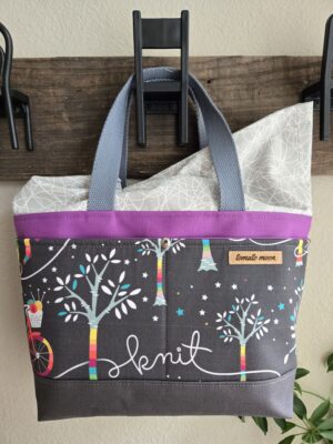 Oberon Bucket - Proud Knitter - Purple