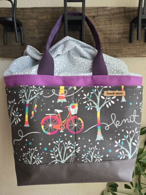 Oberon Bucket - Large - Proud Knitter - Purple