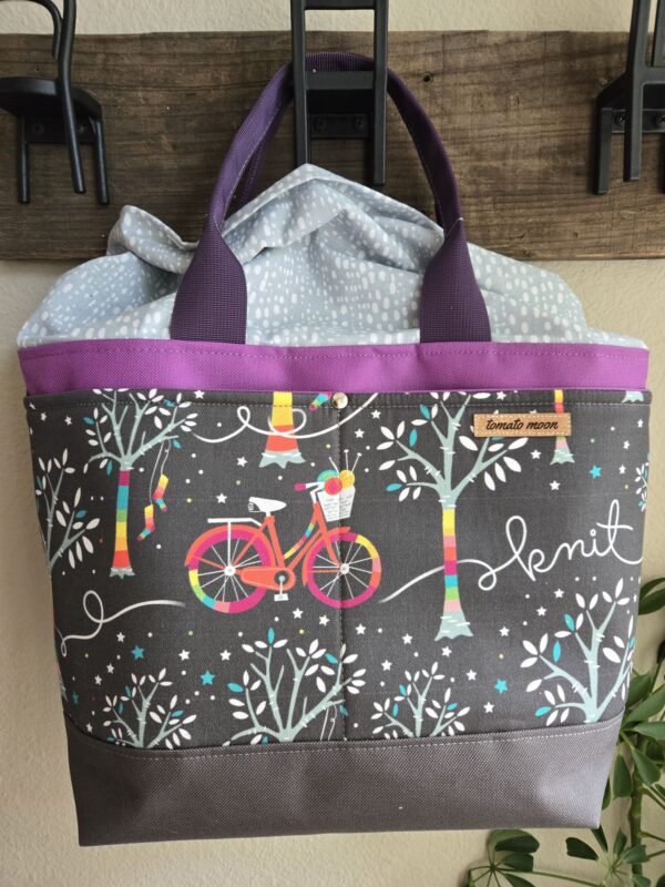 Oberon Bucket - Large - Proud Knitter - Purple