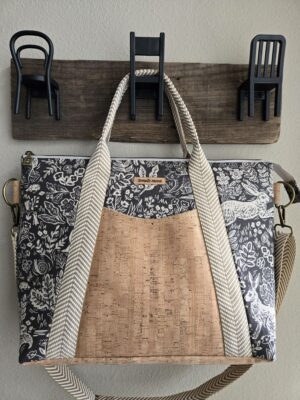 Europa Tote - Bunnies and Squirrels - Gray